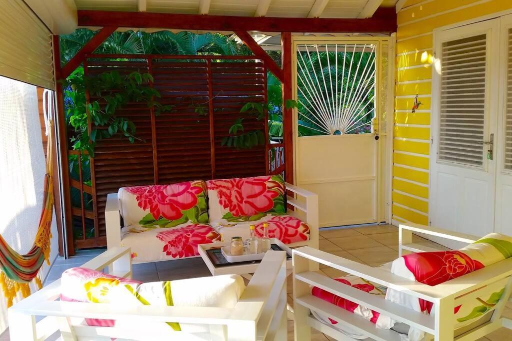 Bungalow Alnamaka : Vue Mer - Piscine - Plage A 5Mn 푸앵트-누아르 외부 사진