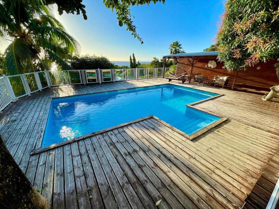 Bungalow Alnamaka : Vue Mer - Piscine - Plage A 5Mn 푸앵트-누아르 외부 사진