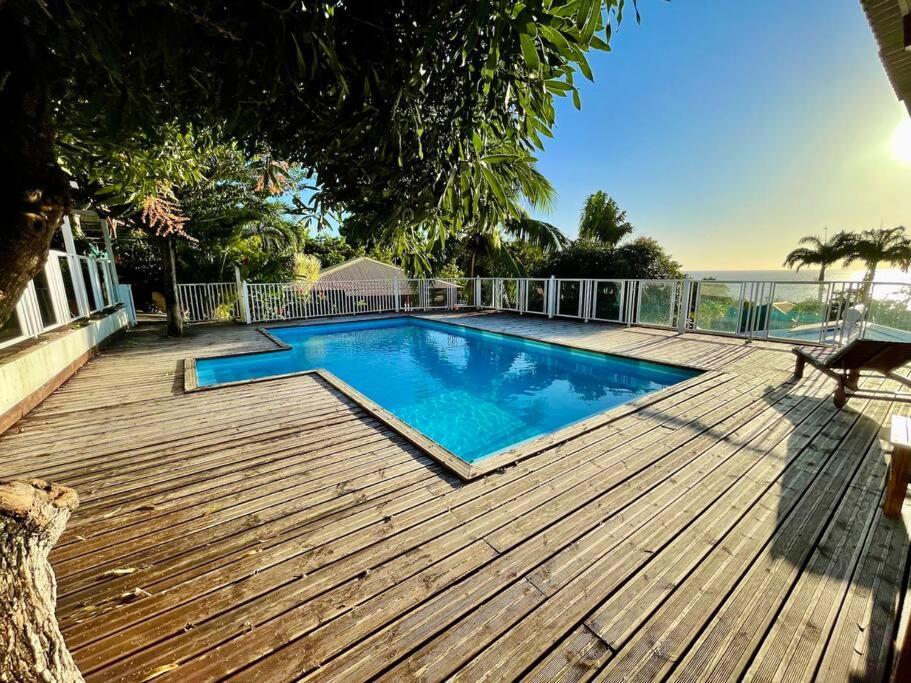 Bungalow Alnamaka : Vue Mer - Piscine - Plage A 5Mn 푸앵트-누아르 외부 사진